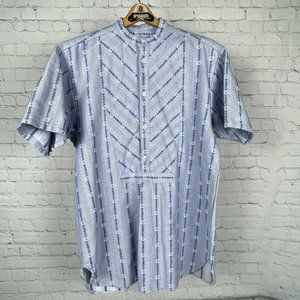 WeNet Textilien Traditional Shirt Large 40/41 European Swiss Switzerland Tunic